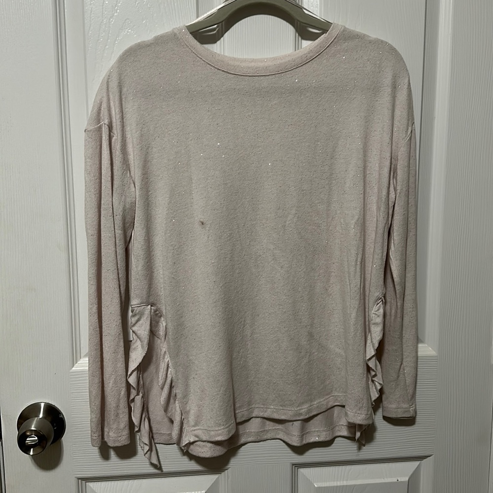 Lauren Conrad Ruffle accent sweater
